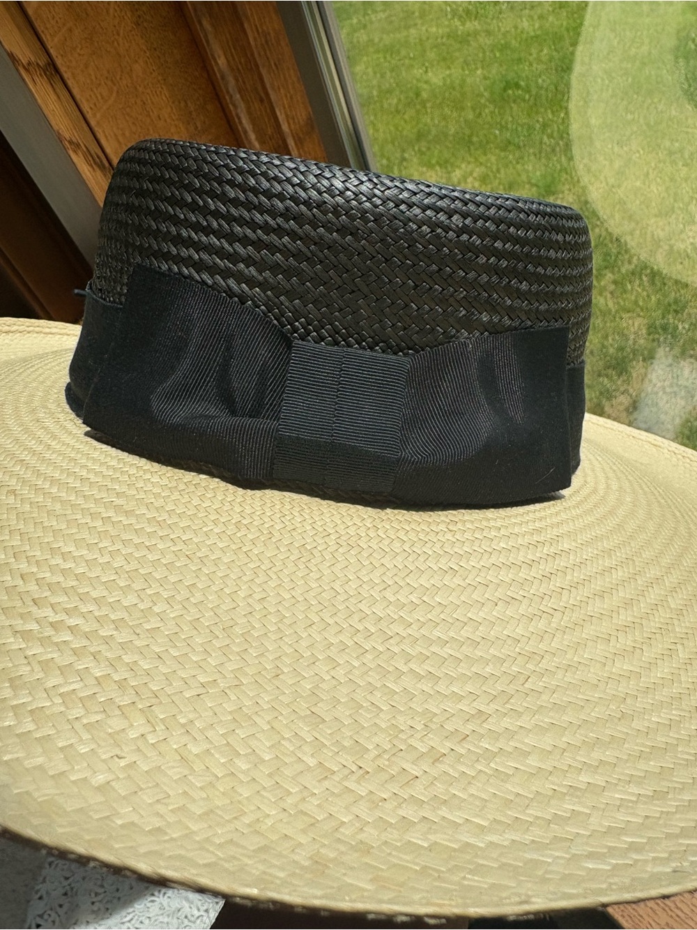 Toucan Collection Straw Hat with Black Bow Band AMAZING!!! - Picture 6 of 13